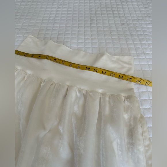 ATM cream velvet midi skirt, size large - Picture 8 of 13